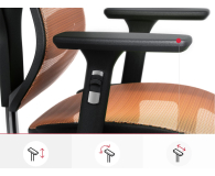 Diablo Chairs V-BASIC CHAIR CZARNO-POMARAŃCZOWY - 1527031 - zdjęcie 5